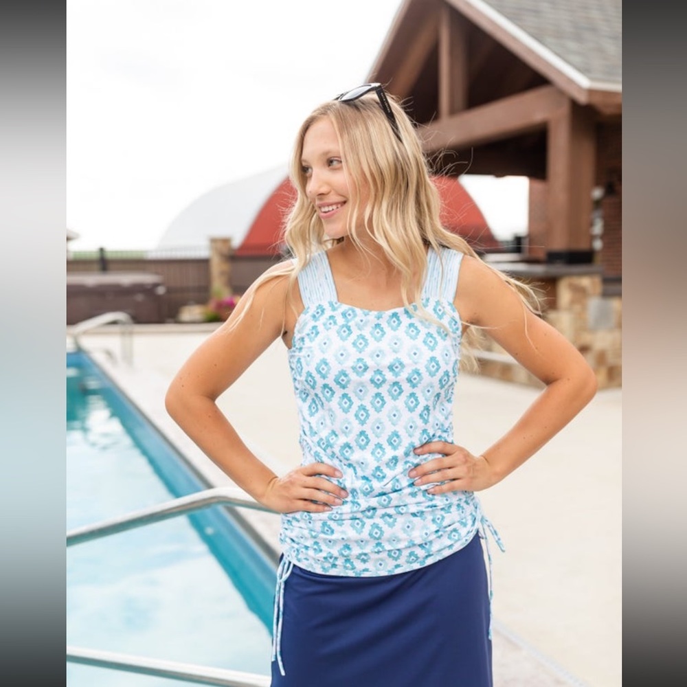 Gone soon! Ruched Swim Tank Top
